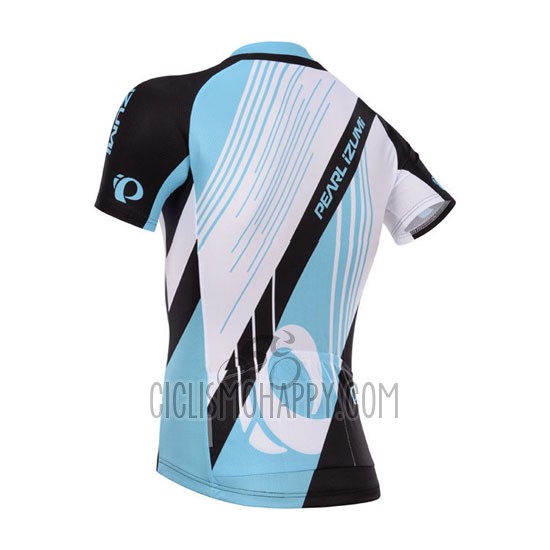 Pearl Izumi Cycling Jersey Bib Short 2014 Men Short Sleeve Black and Sky Blue